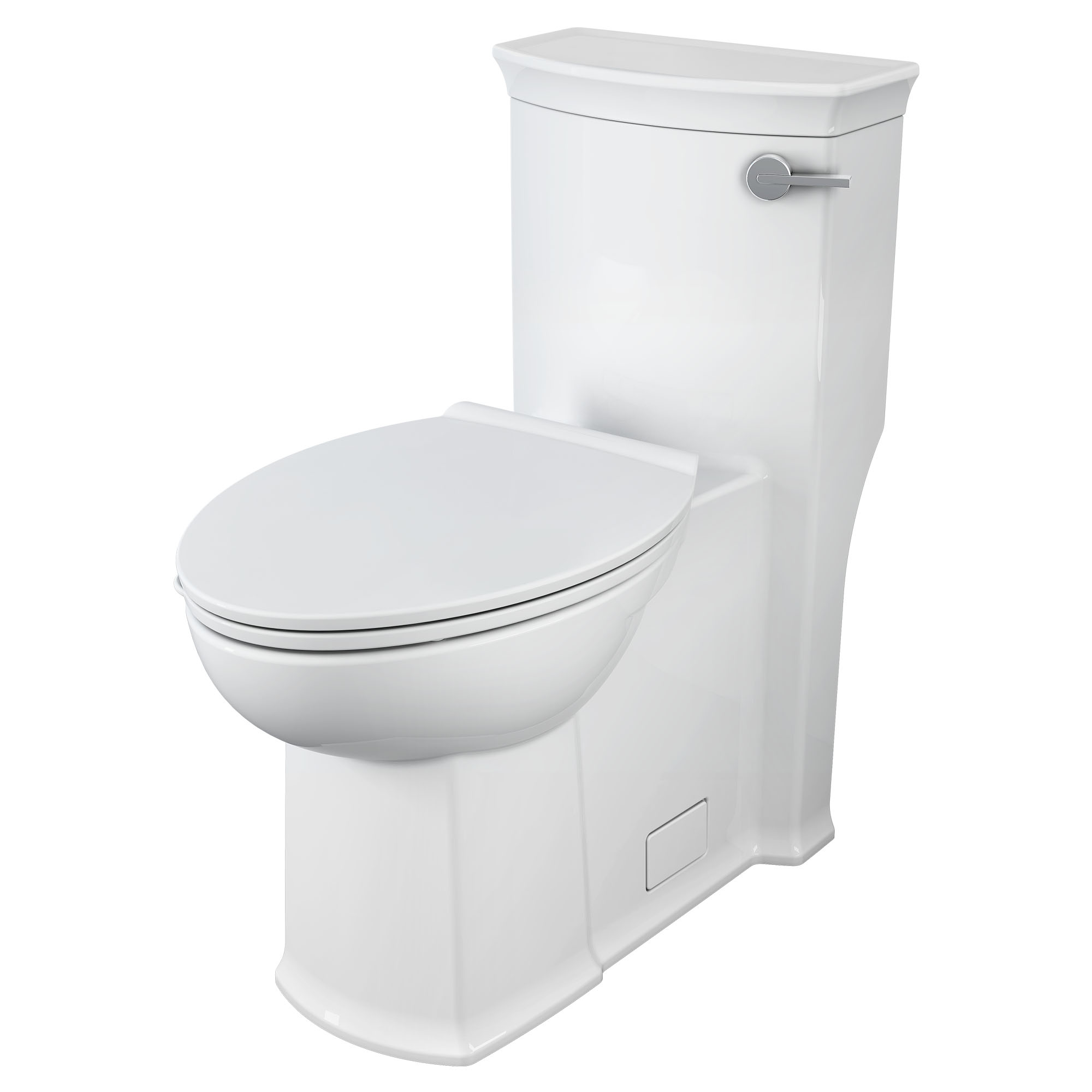 Wyatt® One-Piece Chair-Height Right-Hand Trip Lever Elongated Toilet with Seat